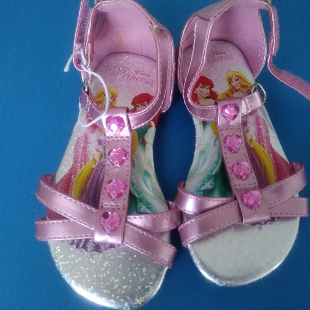 Pink Disney sandals